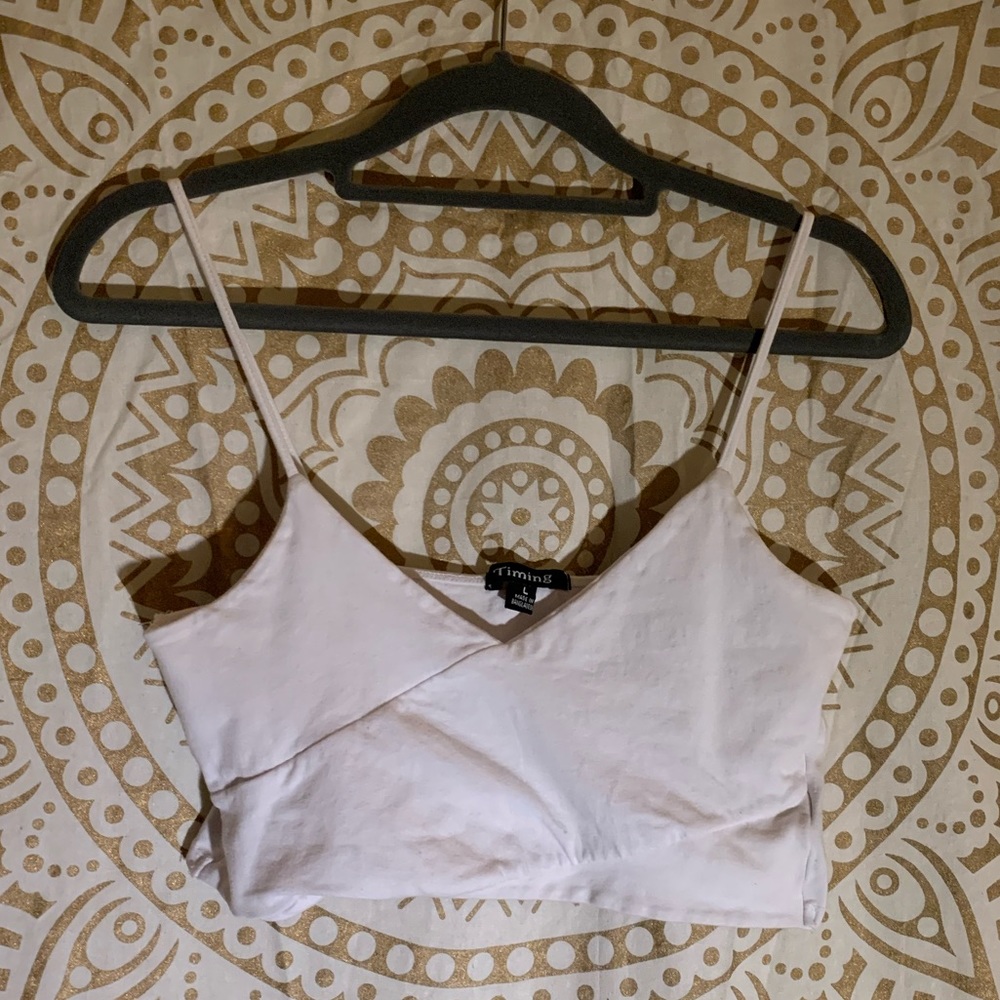 Copper Closet White Crop Top